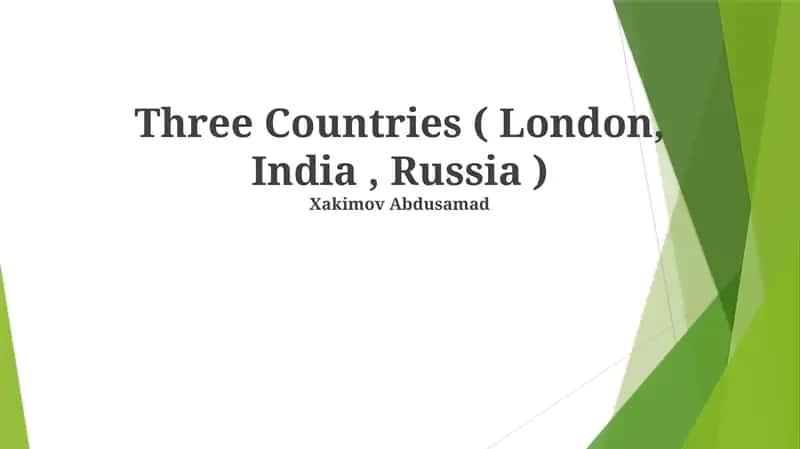 Cultural Diversities in Three Countries