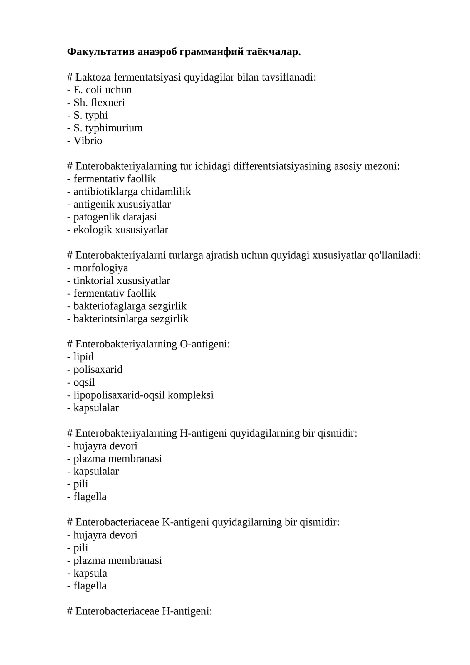 Enterobacteriaceae