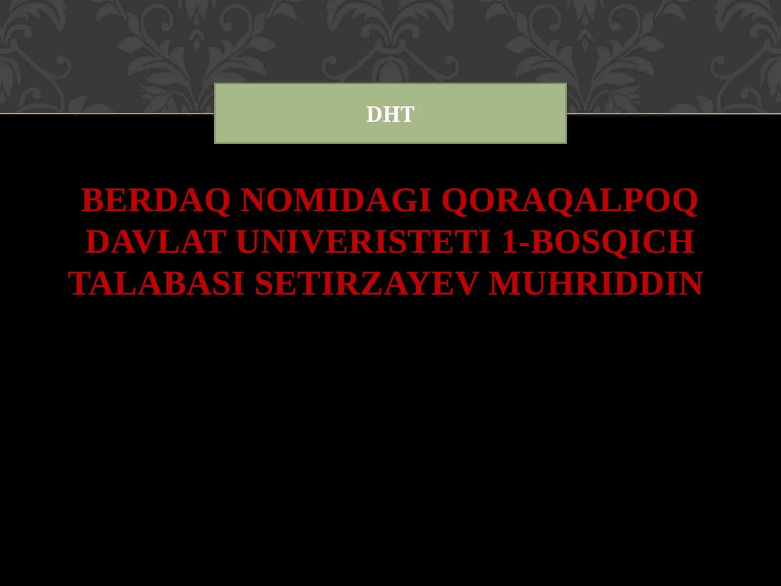 QADIMGI SHARQ DESPOTIYASI