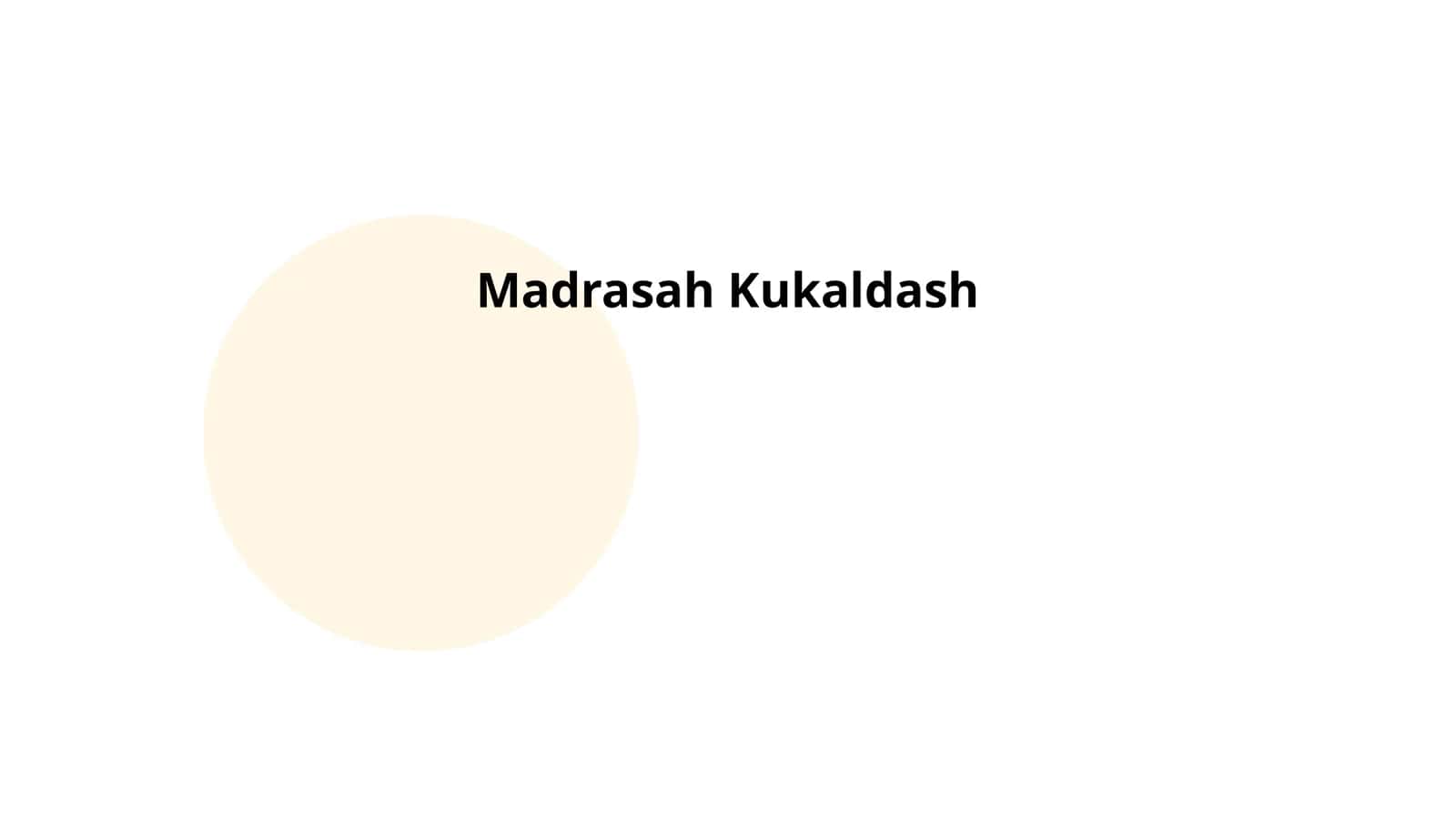 Madrasah Kukaldash