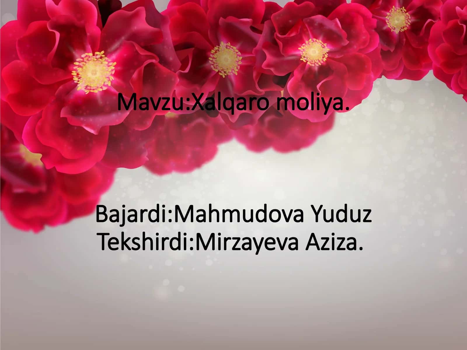 Xalqaro moliya