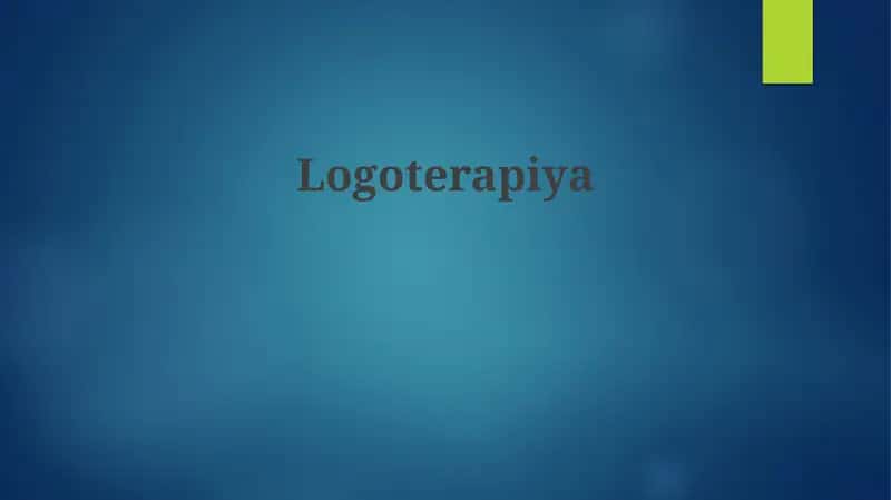 Logoterapiya