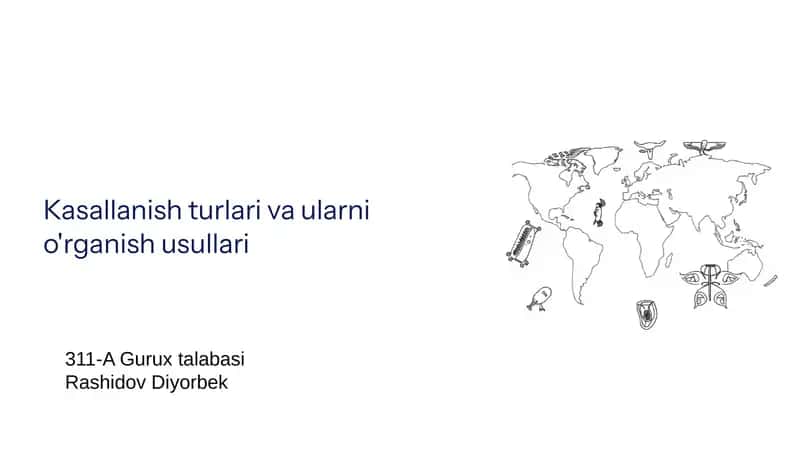 Kasallanish turlari va ularni o'rganish usullari