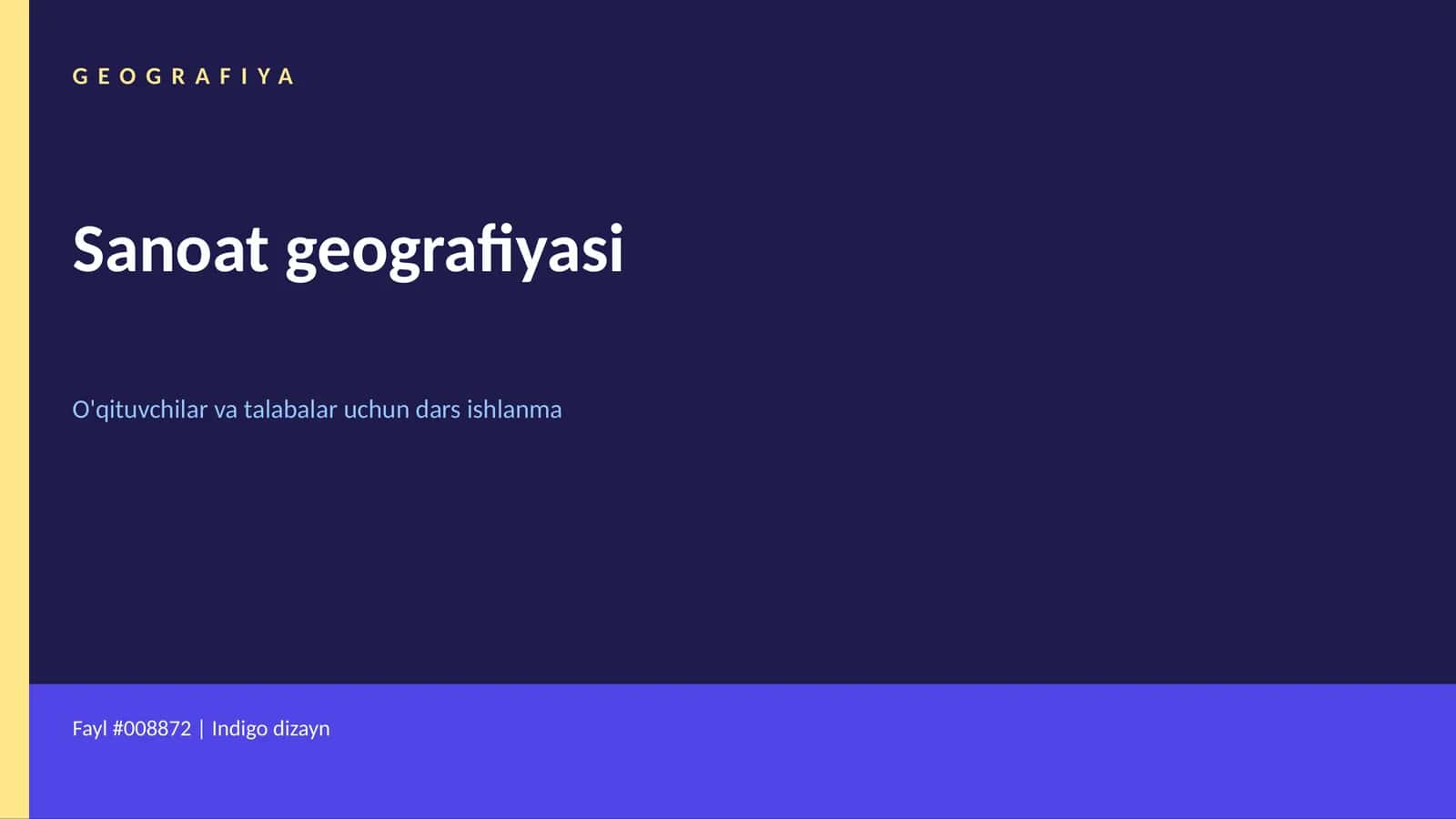 Sanoat geografiyasi