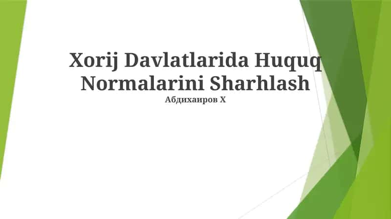 Konstitutsiyaviy normalar va normativ normalar
