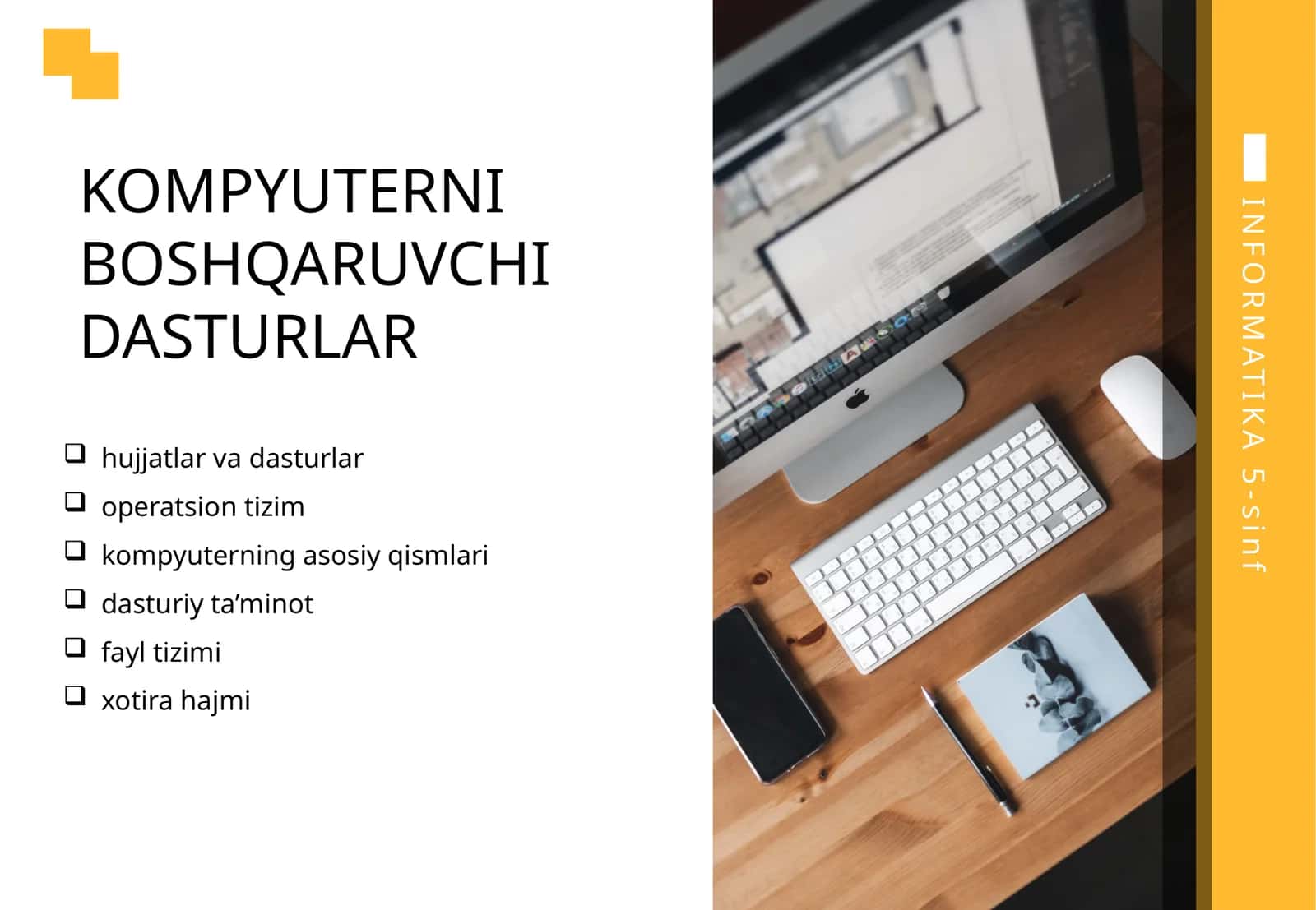 KOMPYUTERNI BOSHQARUVCHI DASTURLAR