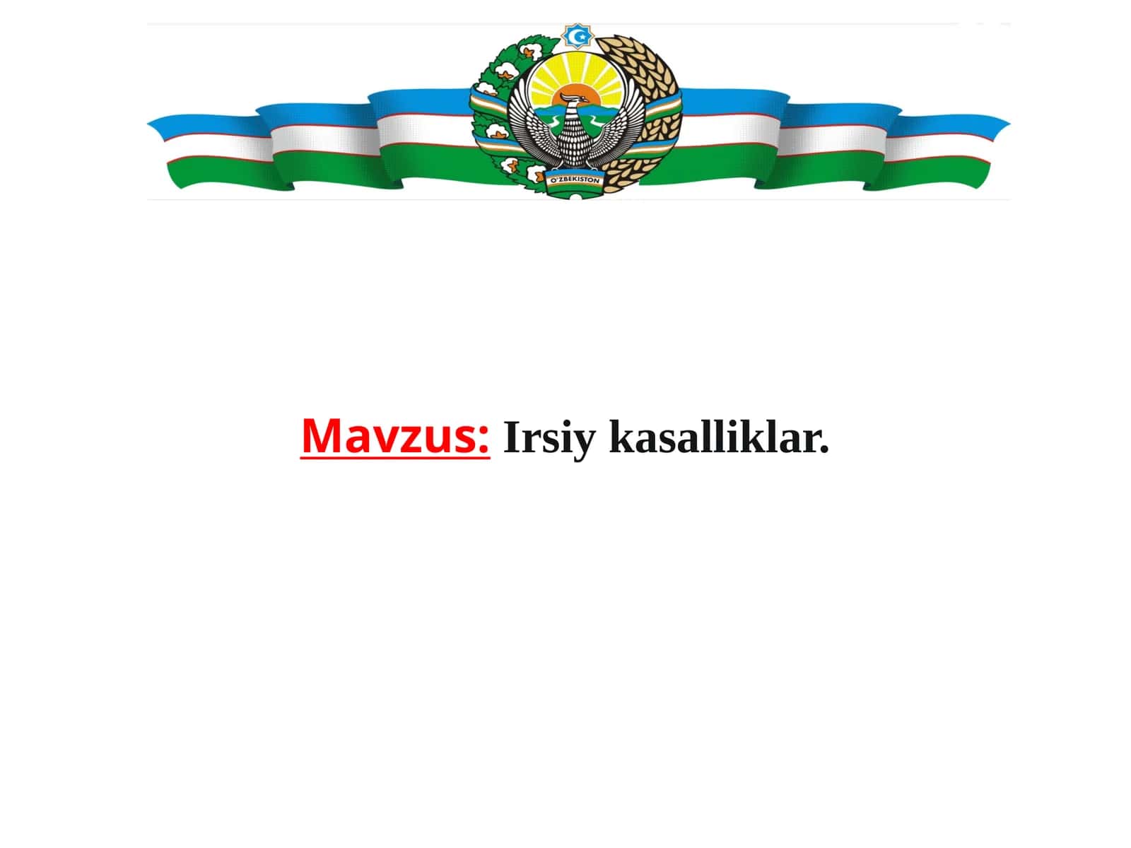 Irsiykasalliklar