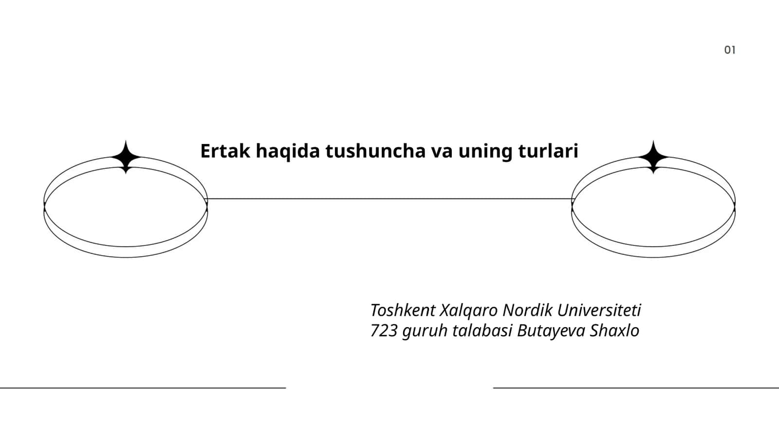 Ertak haqida tushuncha va uning turlari