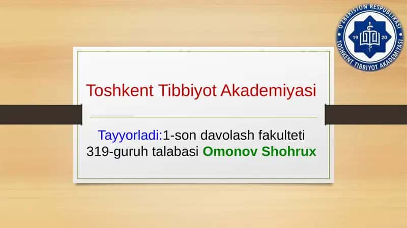 Qorinning yuza va chuqur palpatsiyasi
