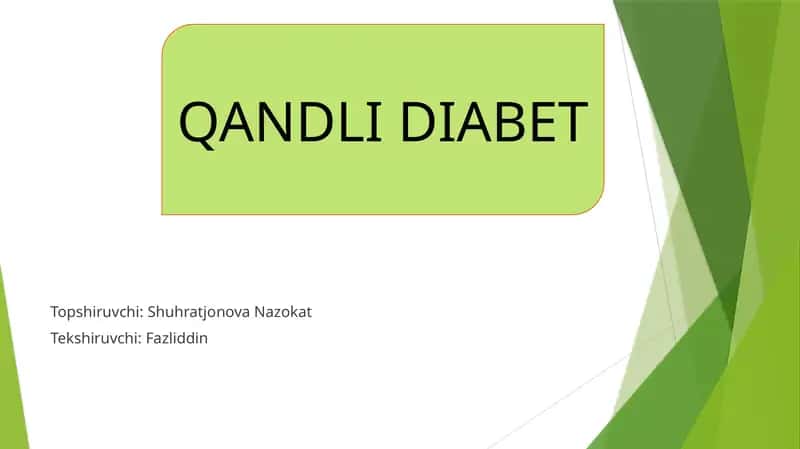 QANDLI DIABET