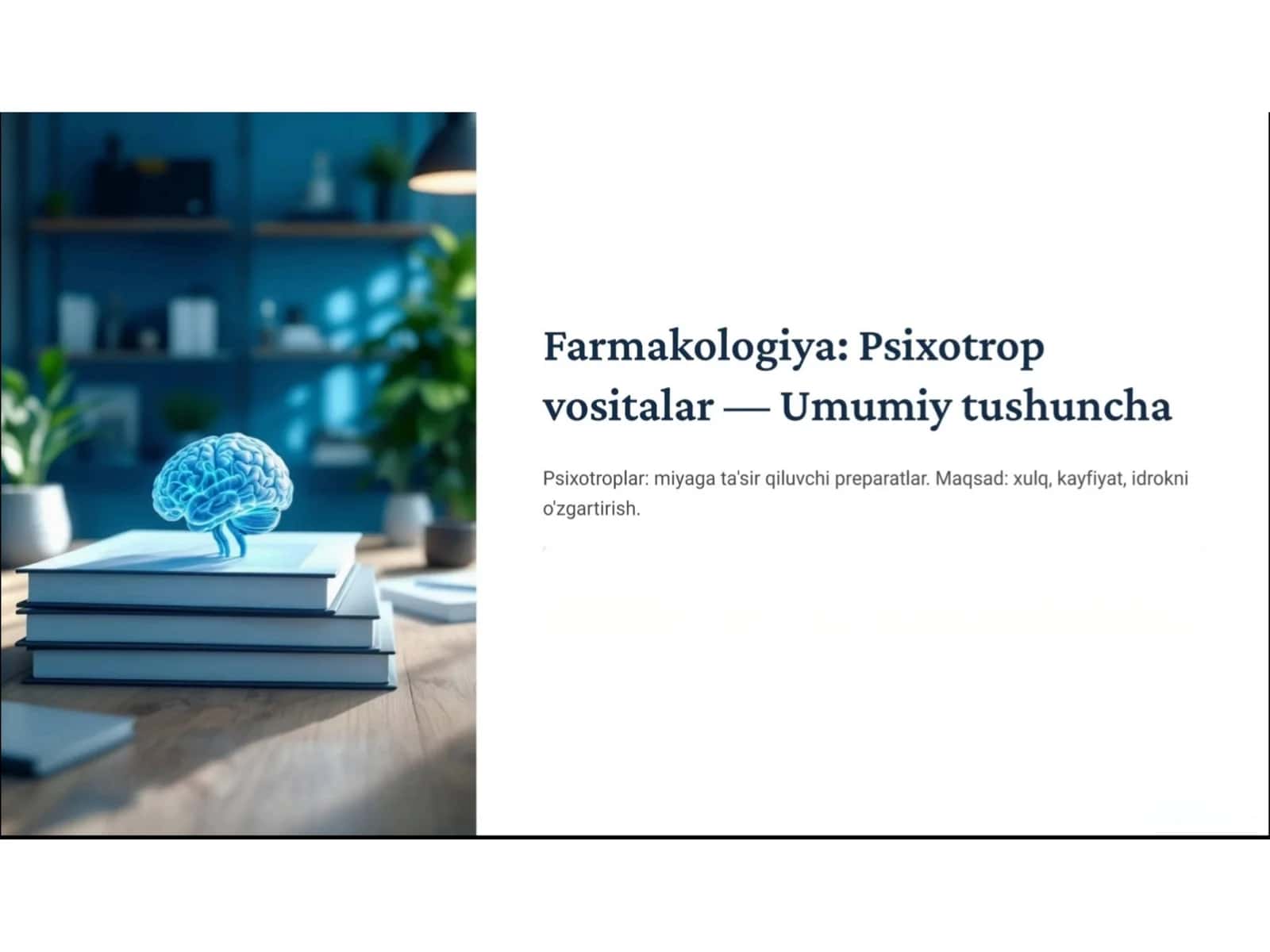 psixatrob vositalar mavzusida prezentatsiya