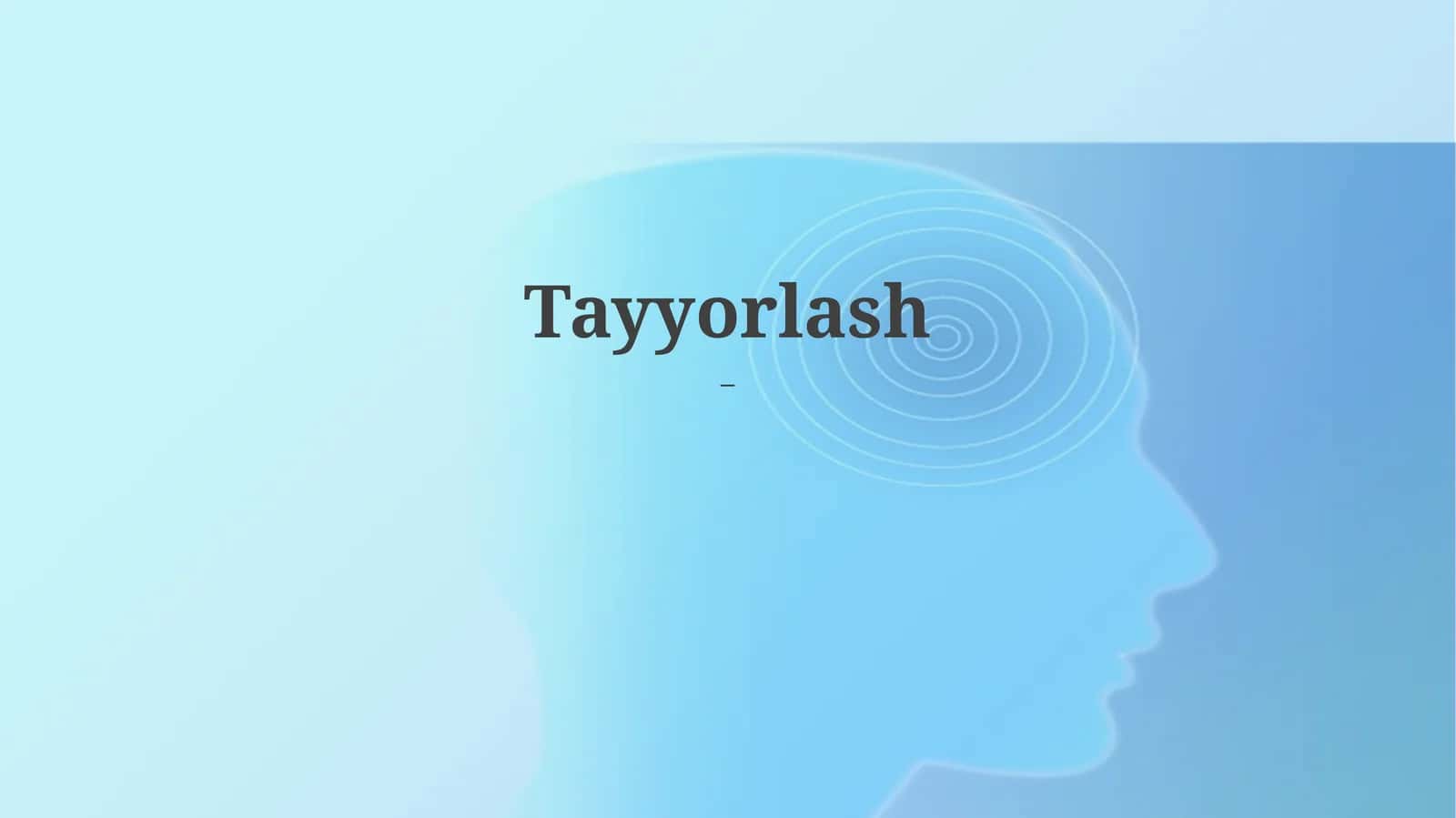 Tayyorgarlikning ta'rifi va maqsadi. Rejalashtirish va resurslarni boshqarish. Xavflarni baholash, strategiyalar va takomillashtirish 1