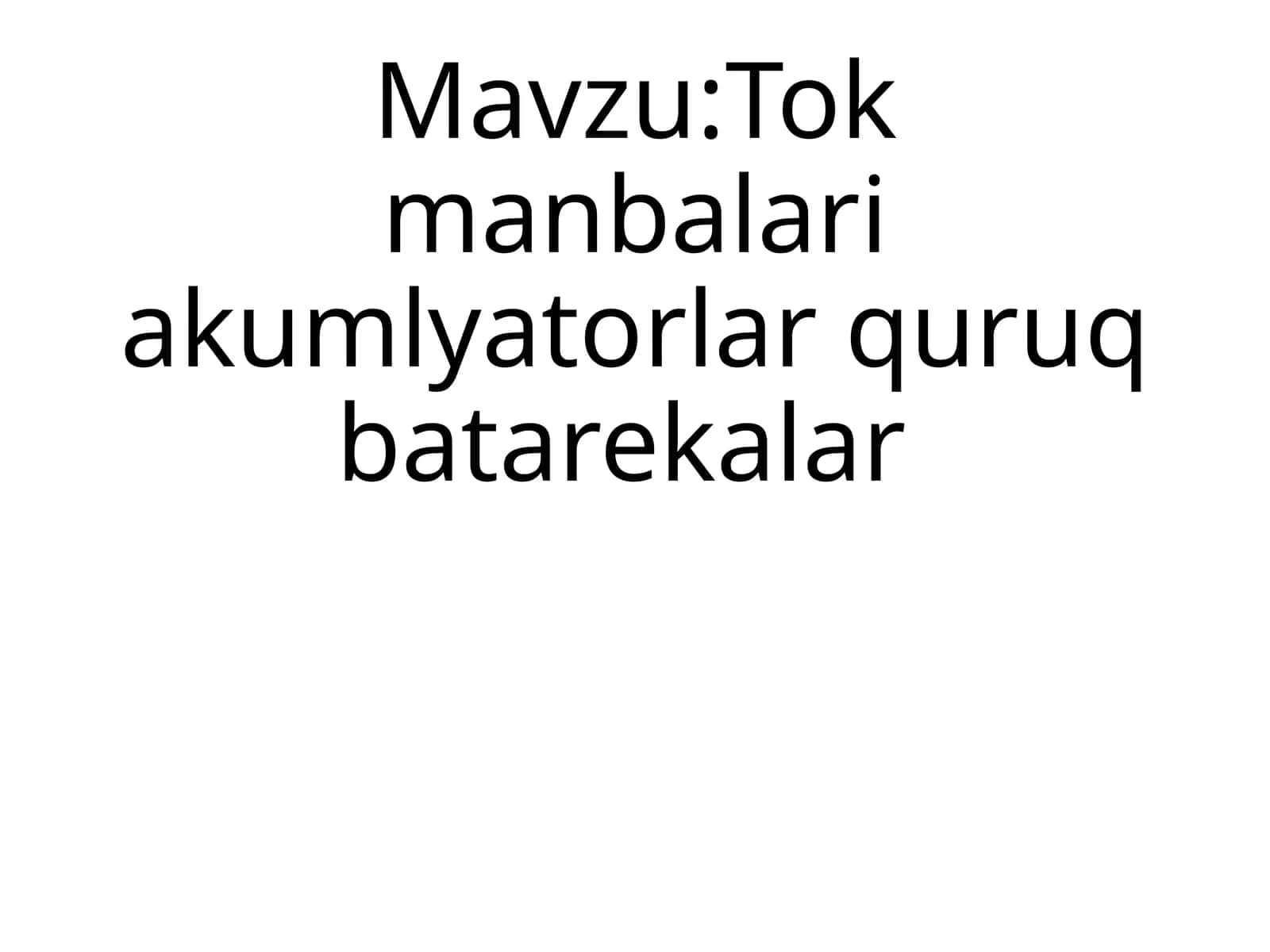 Tok manbalar