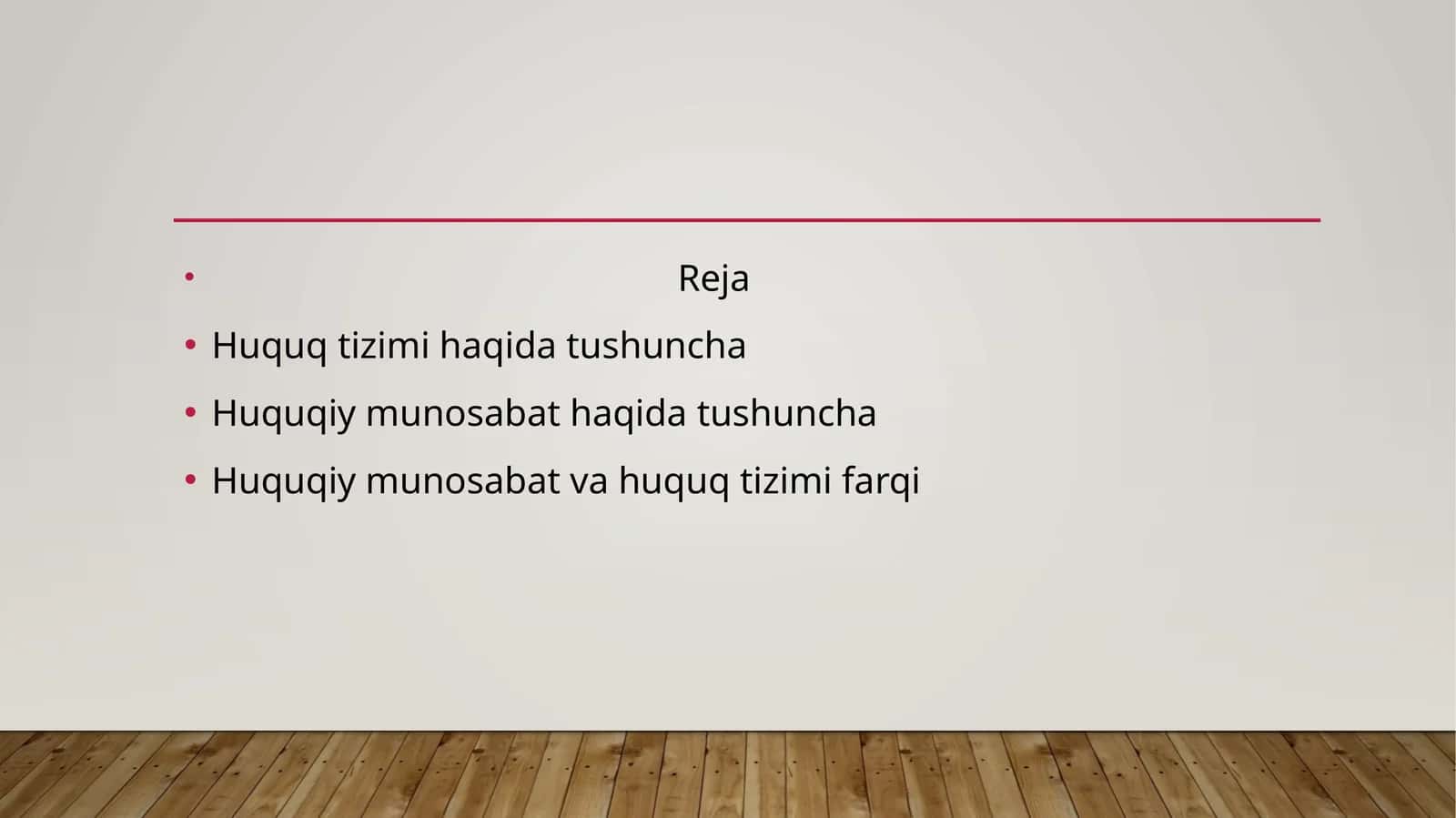 Huquq tizimi