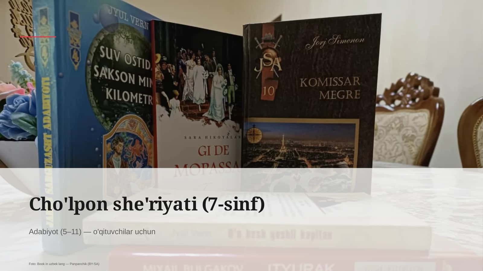 Cho'lpon she'riyati (7-sinf)