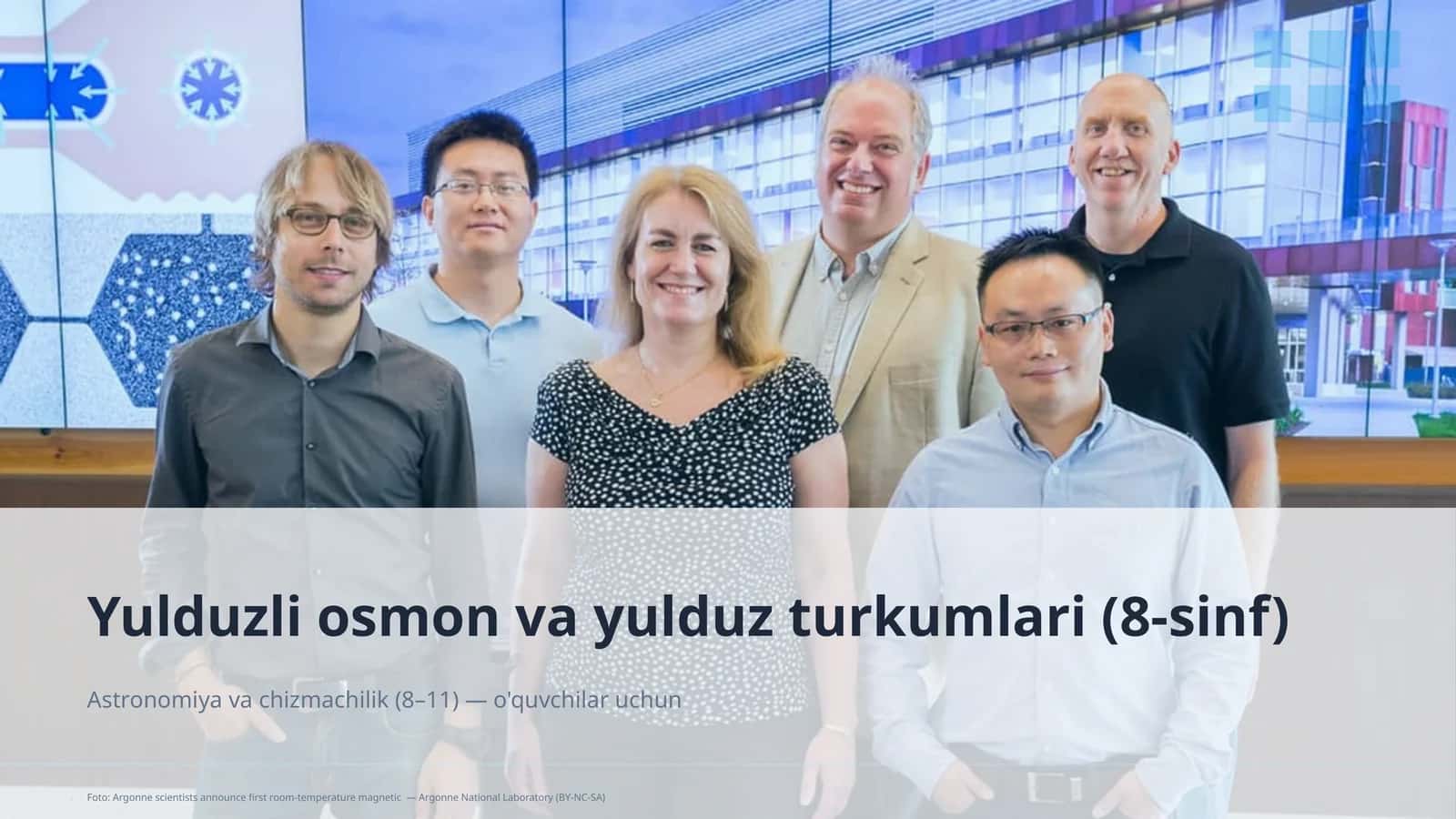 Yulduzli osmon va yulduz turkumlari (8-sinf)