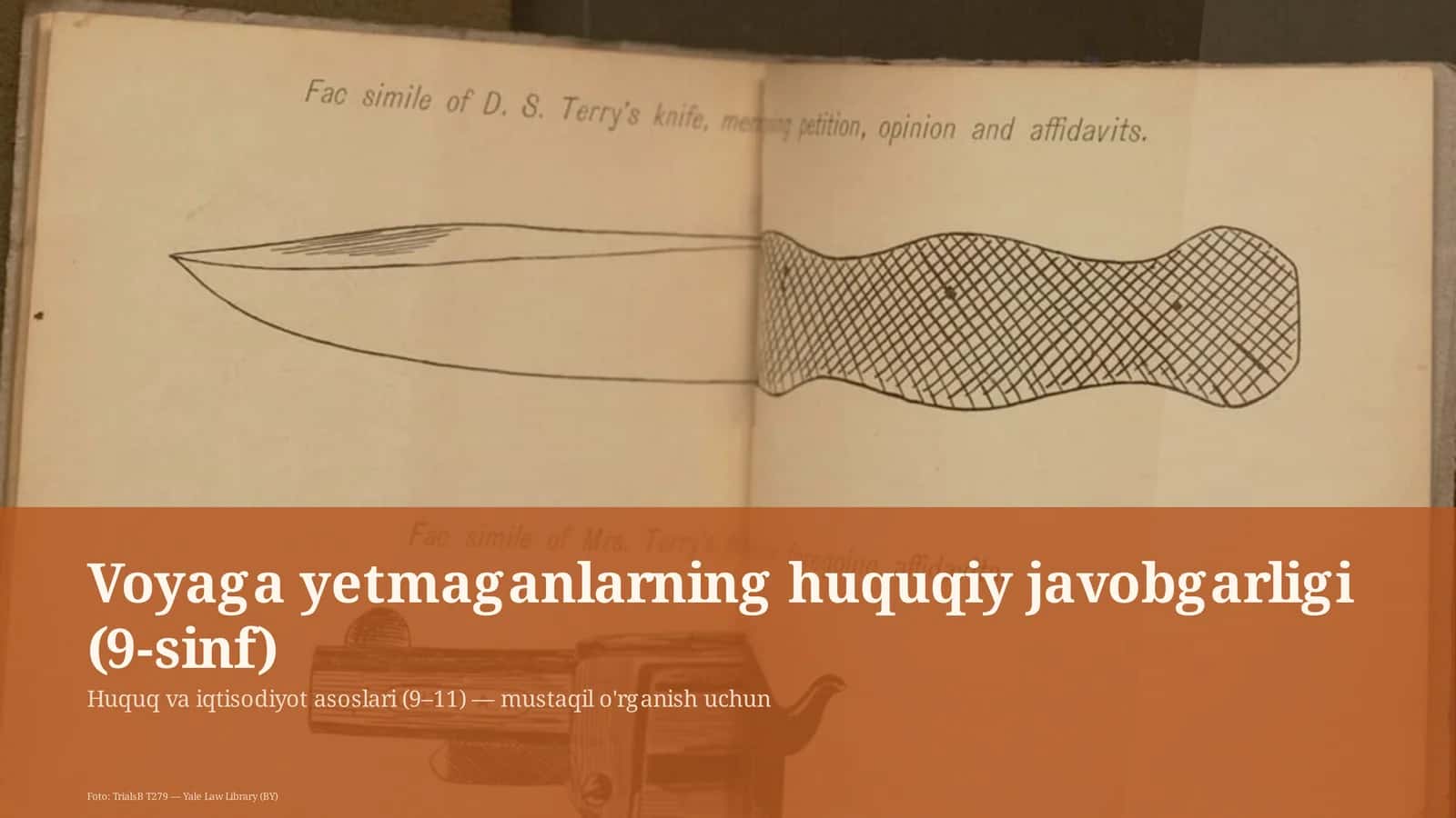 Huquq va iqtisodiyot asoslari (9–11)