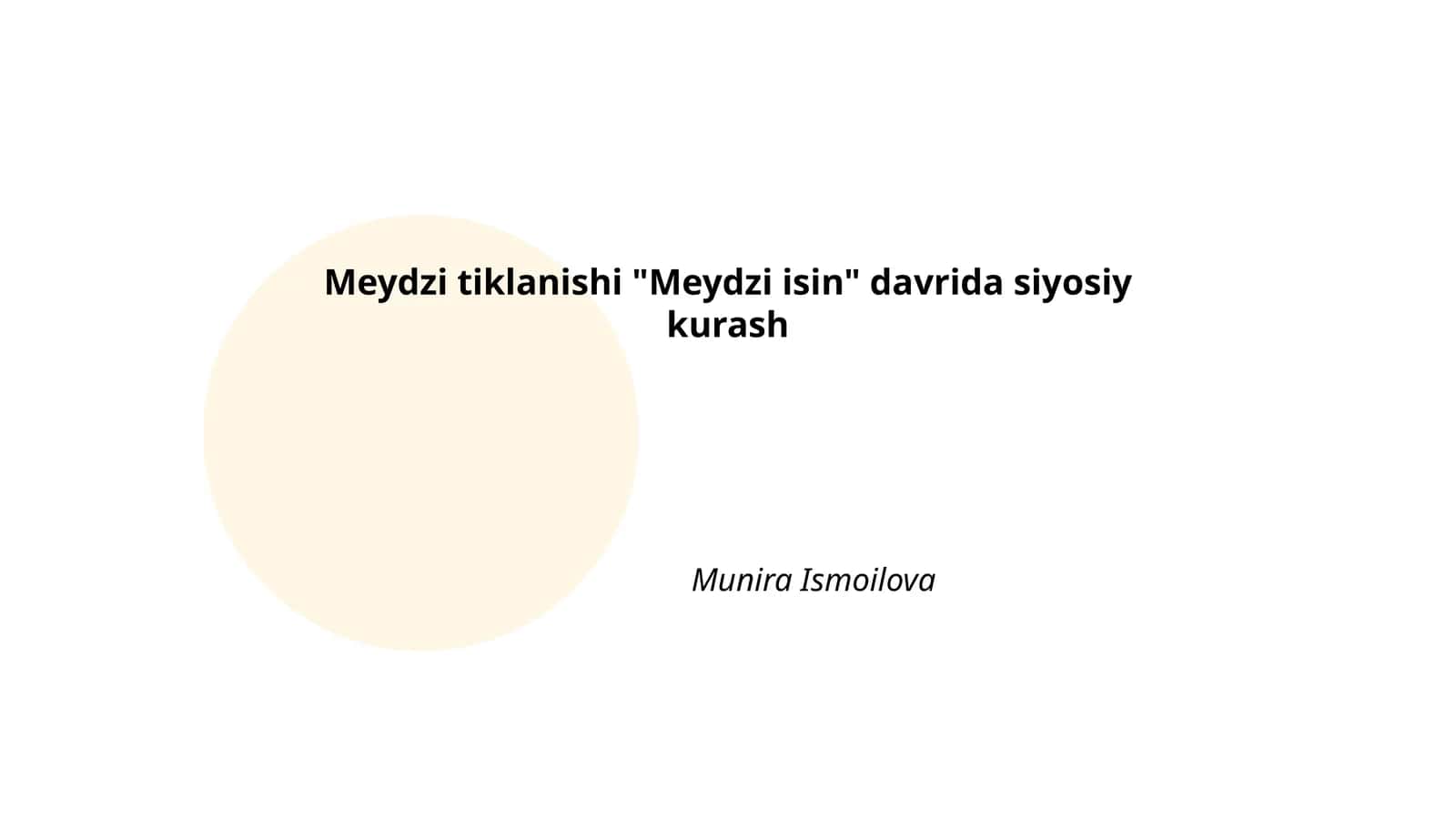 Meydzi tiklanishi "Meydzi isin" davrida siyosiy kurash