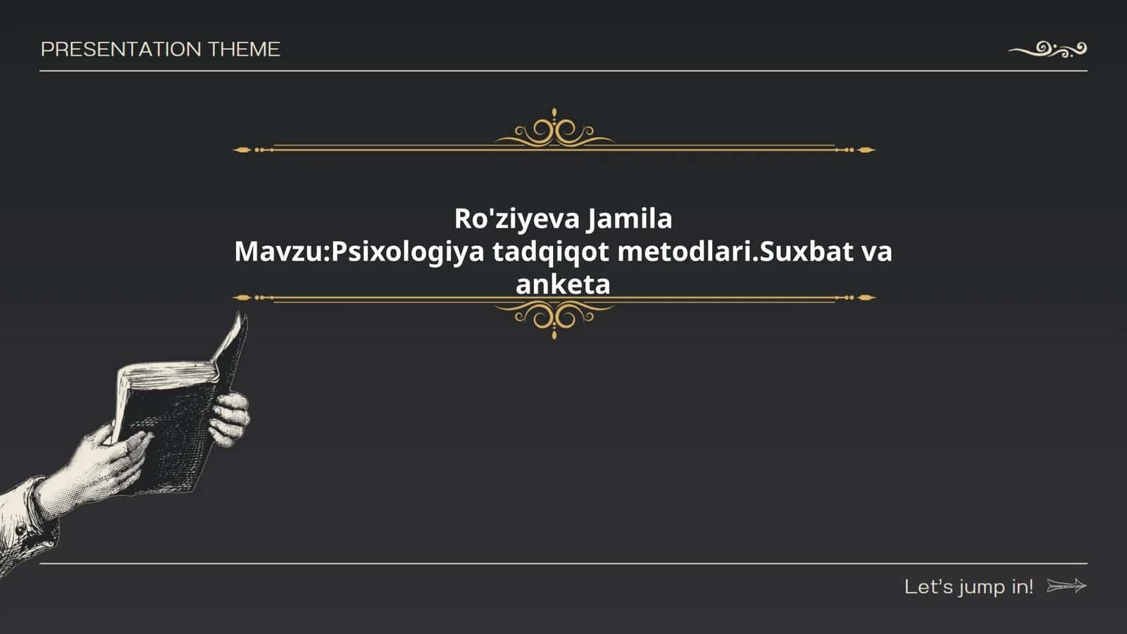 Psixologiya tadqiqot metodlari.Suxbat va anketa