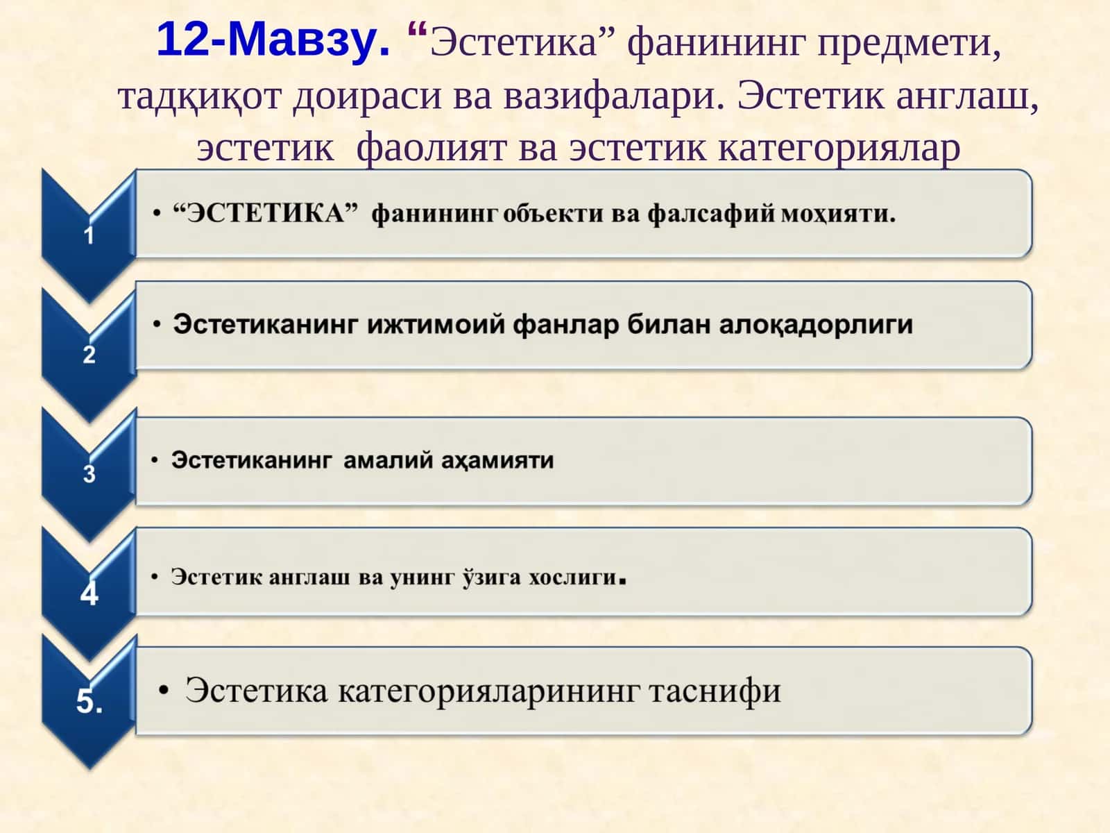 Эстетика