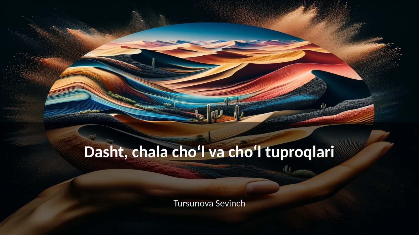 Dasht, chala choʻl va choʻl tuproqlari