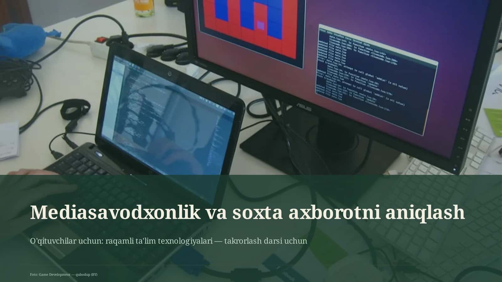 Mediasavodxonlik va soxta axborotni aniqlash