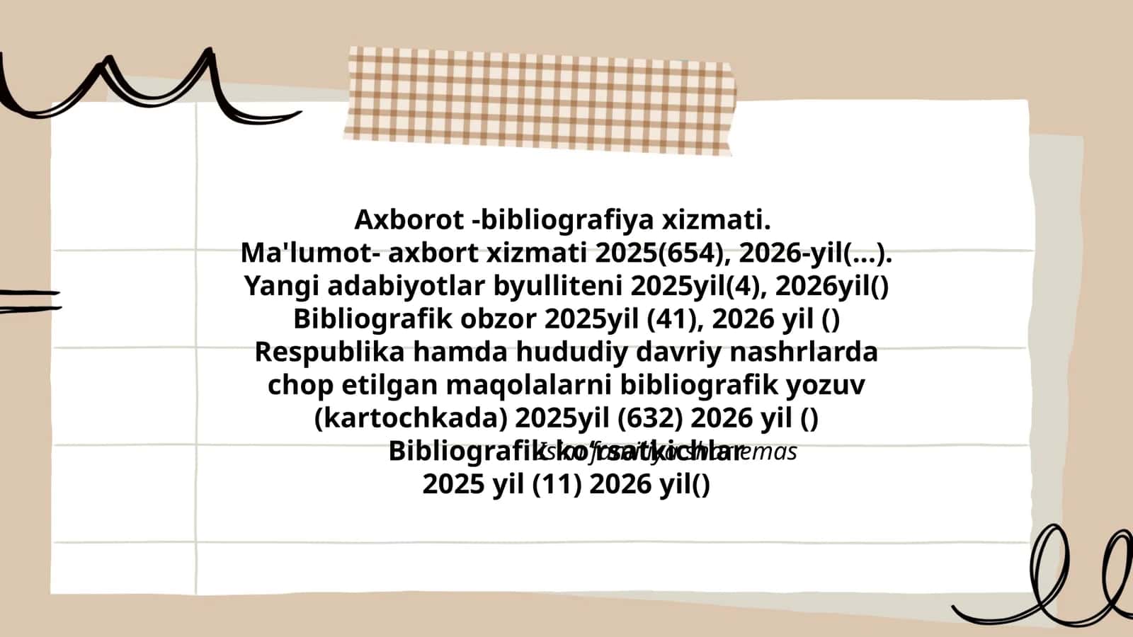 Axborot-bibliografiya xizmati