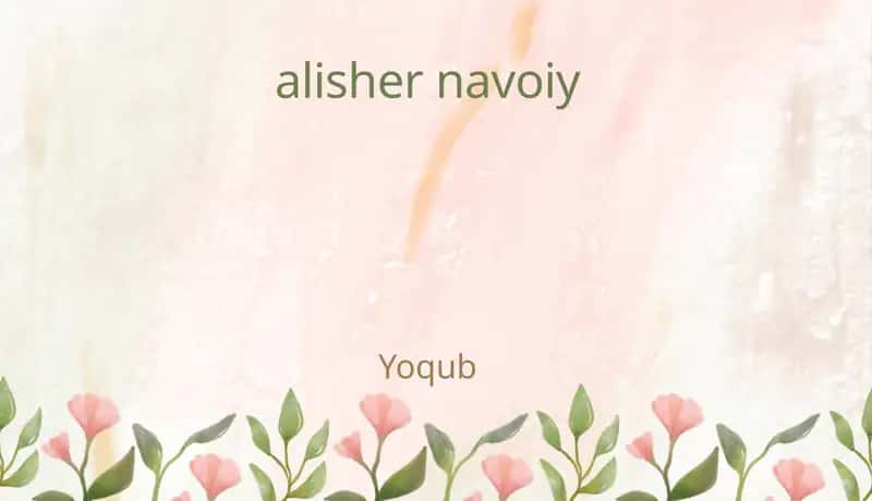 Alisher Navoiy