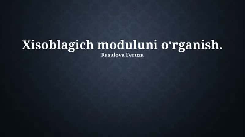 Dasturlash va Integratsiya