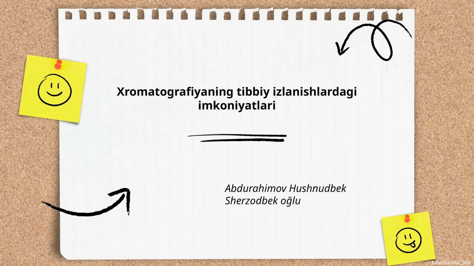 Xromatografiyaning tibbiy izlanishlardagi imkoniyatlari