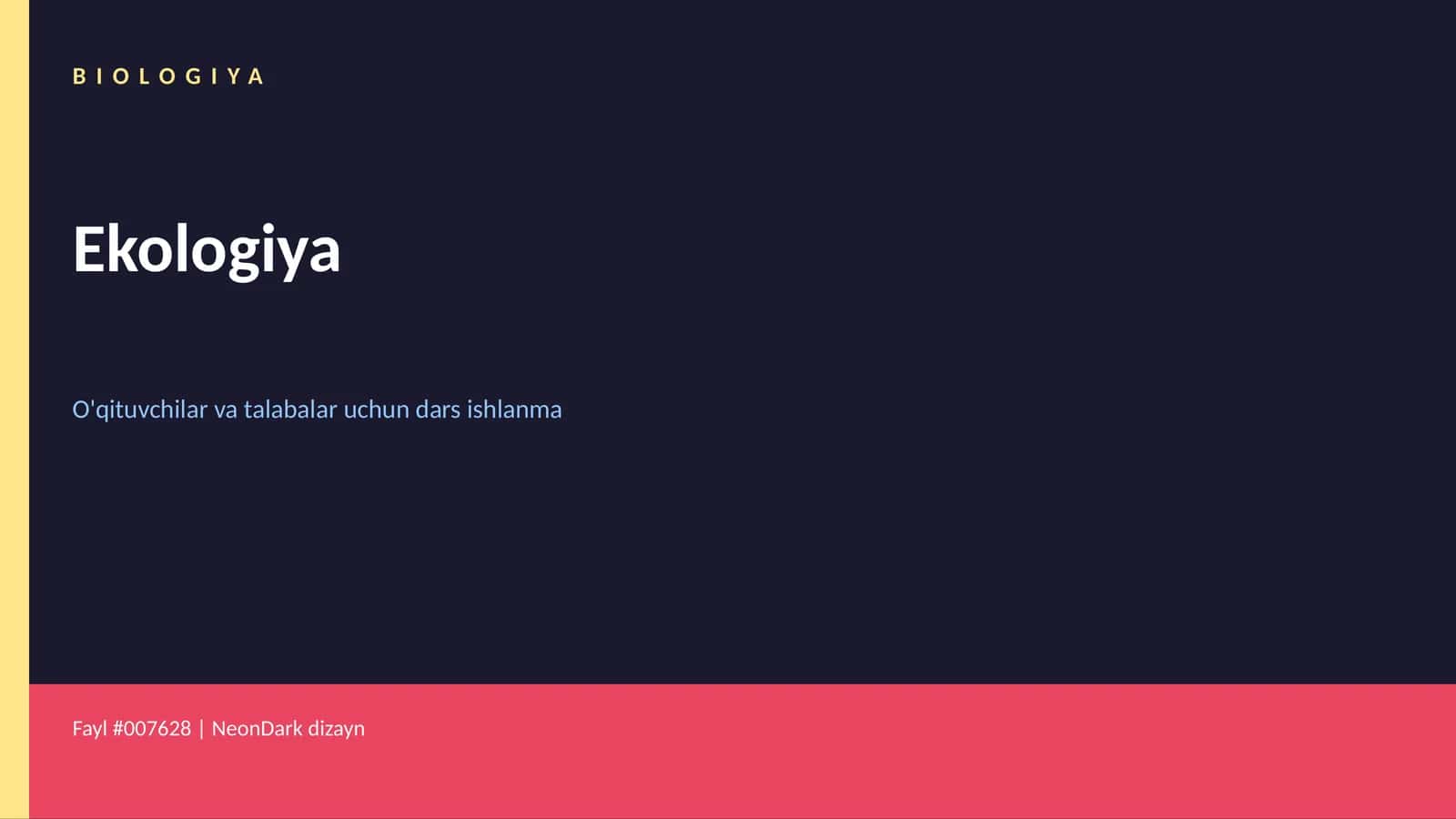 BIOLOGIYA