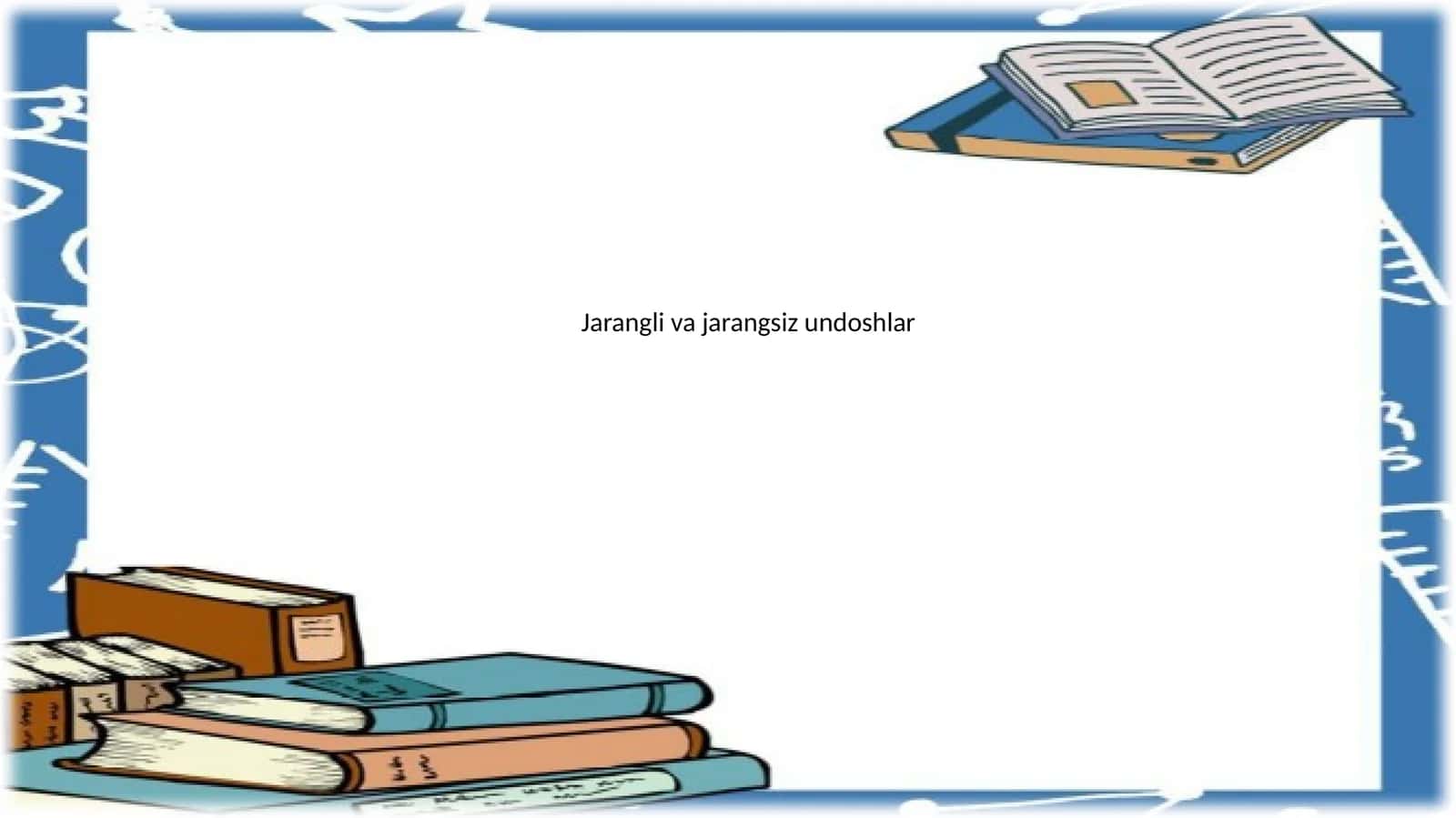 Jarangli va jarangsiz undoshlar