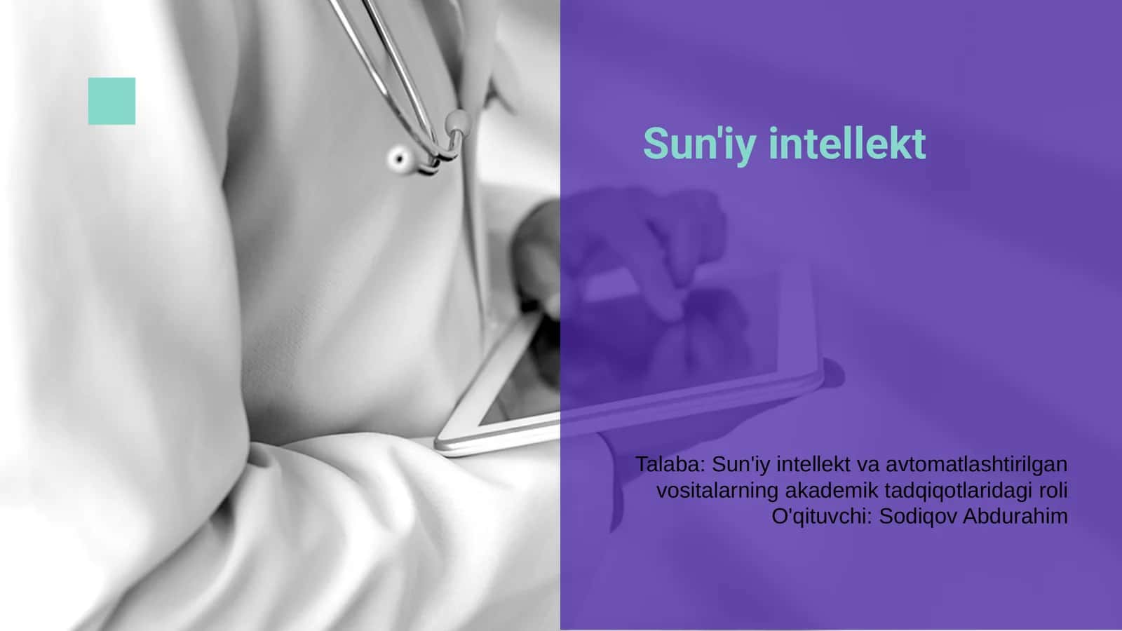 Sun'iy intellekt