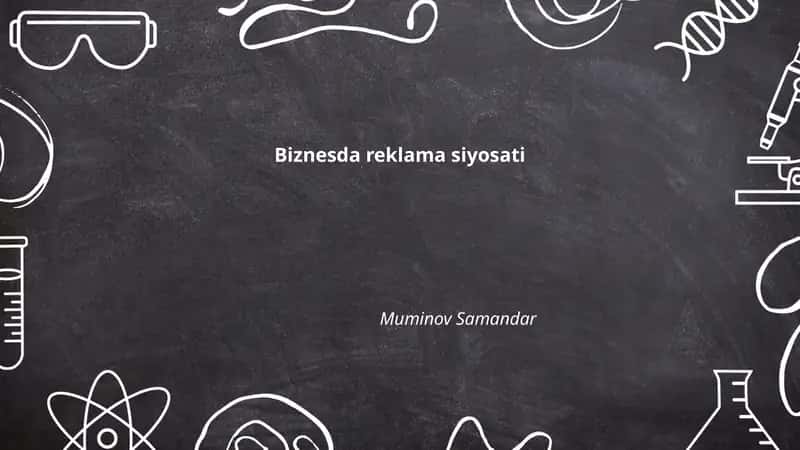 Biznesda reklama siyosati