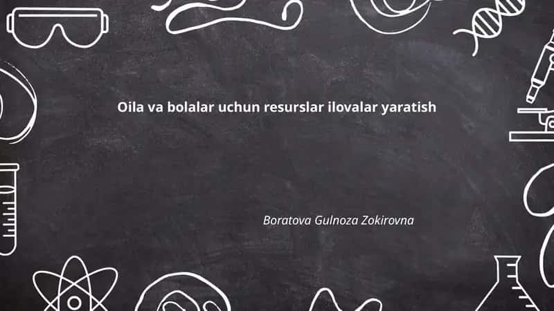 Bolalar uchun ta'limiy ilovalar yaratish