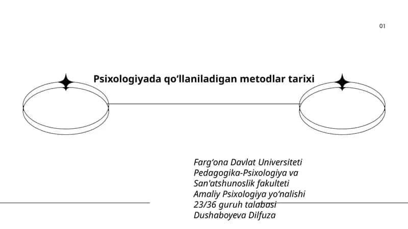 Psixologiyada qoʻllaniladigan metodlar tarixi