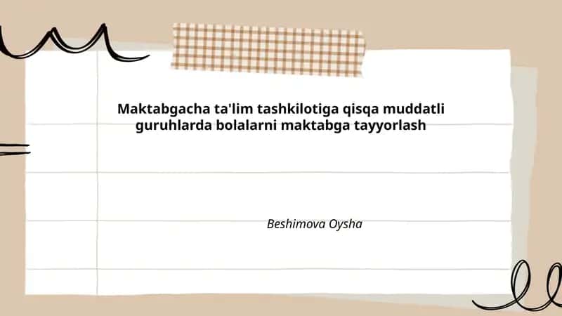 Boshlang'ich matematik tushunchalar