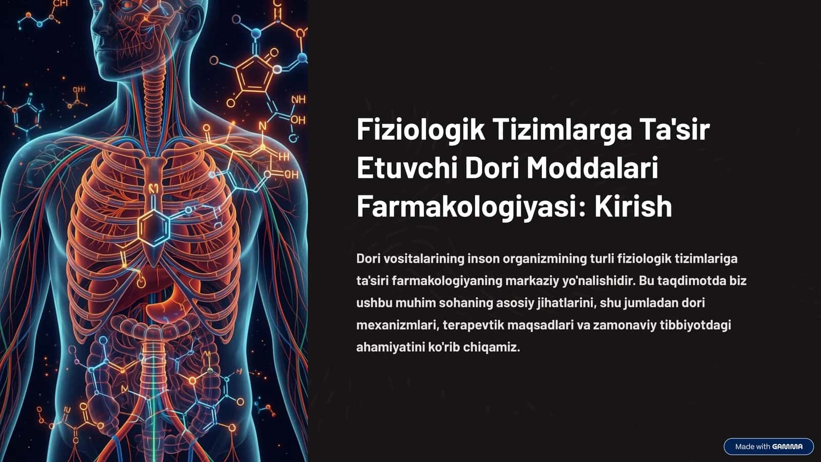 Nerv Tizimiga Ta'sir Etuvchi Dorilar: Narkotik Analgetiklar va Ularning Mexanizmlari