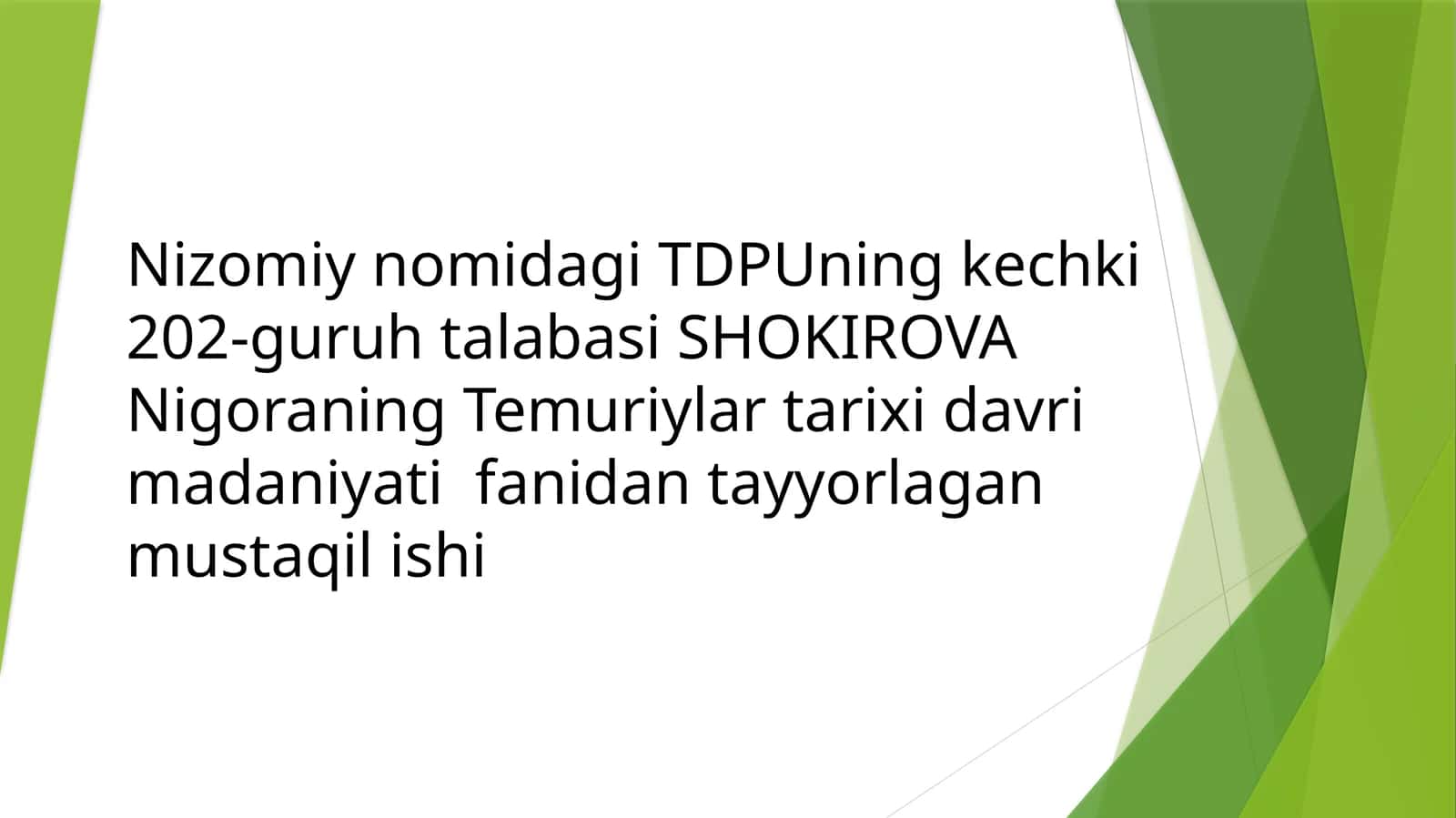 Amir Temur va temuriylar davrida etnik jarayonlar