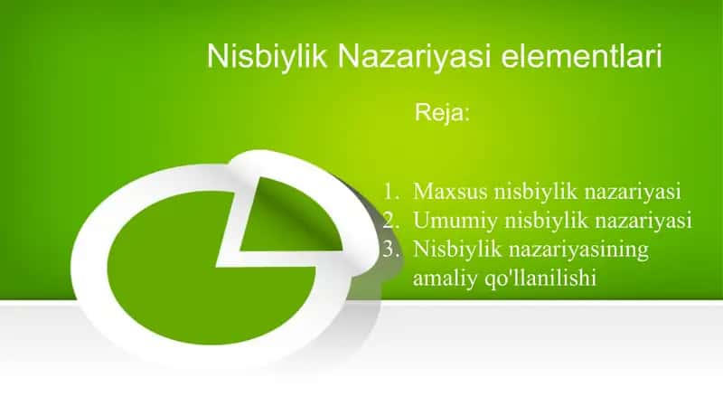 Nisbiylik Nazariyasi elementlari