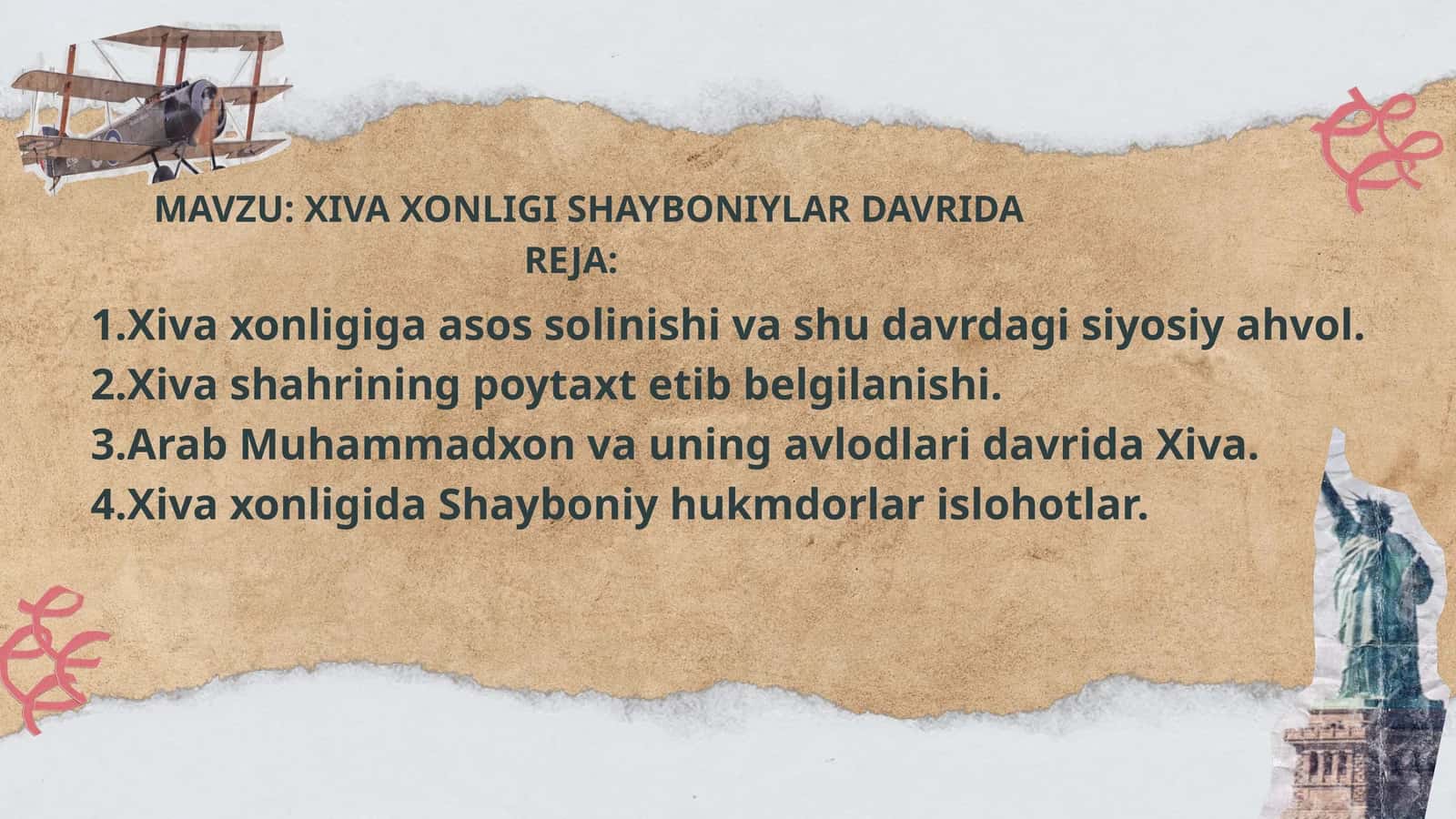XIVA XONLIGI SHAYBONIYLAR DAVRIDA