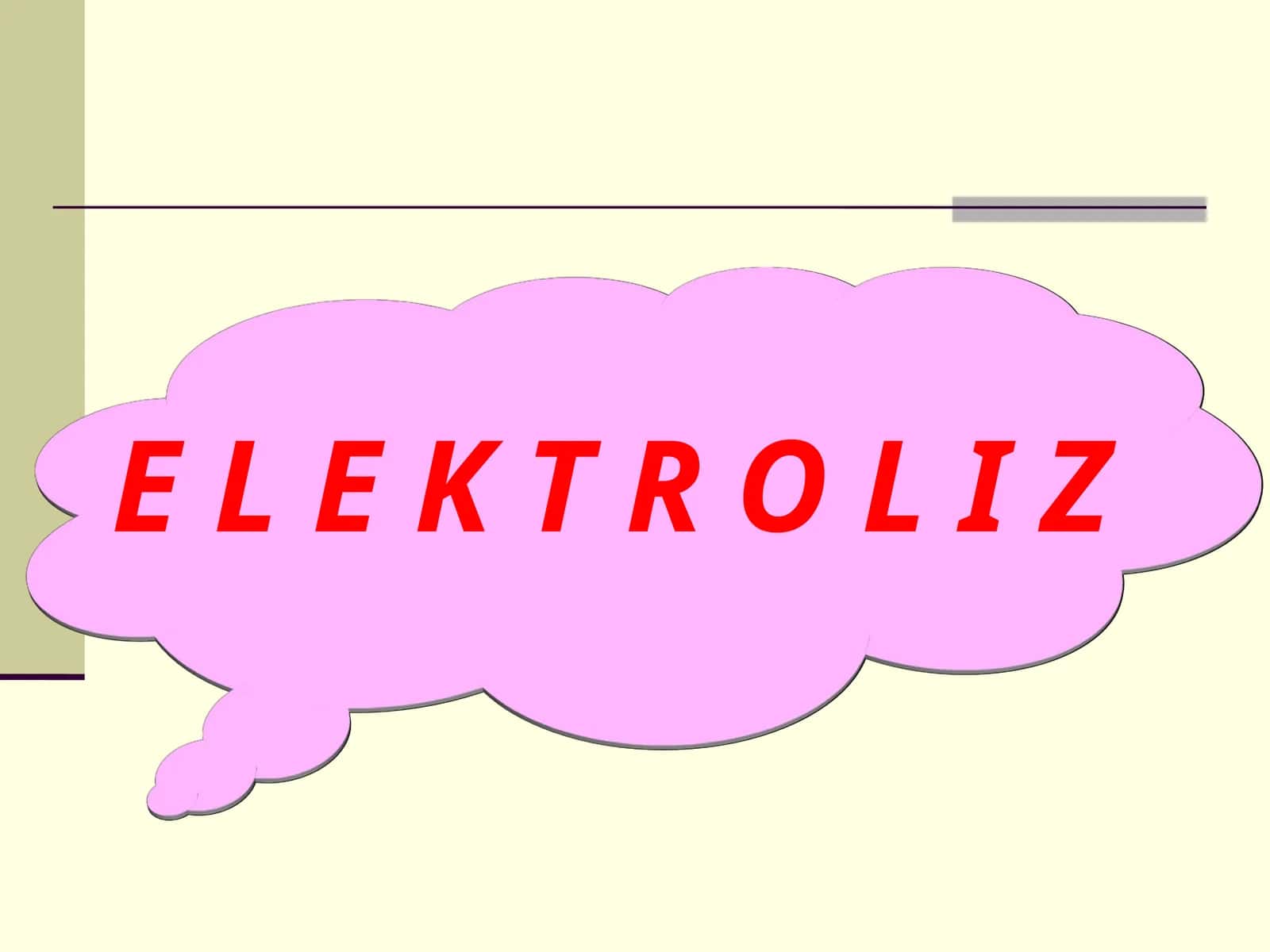 ELEKTROLIZ