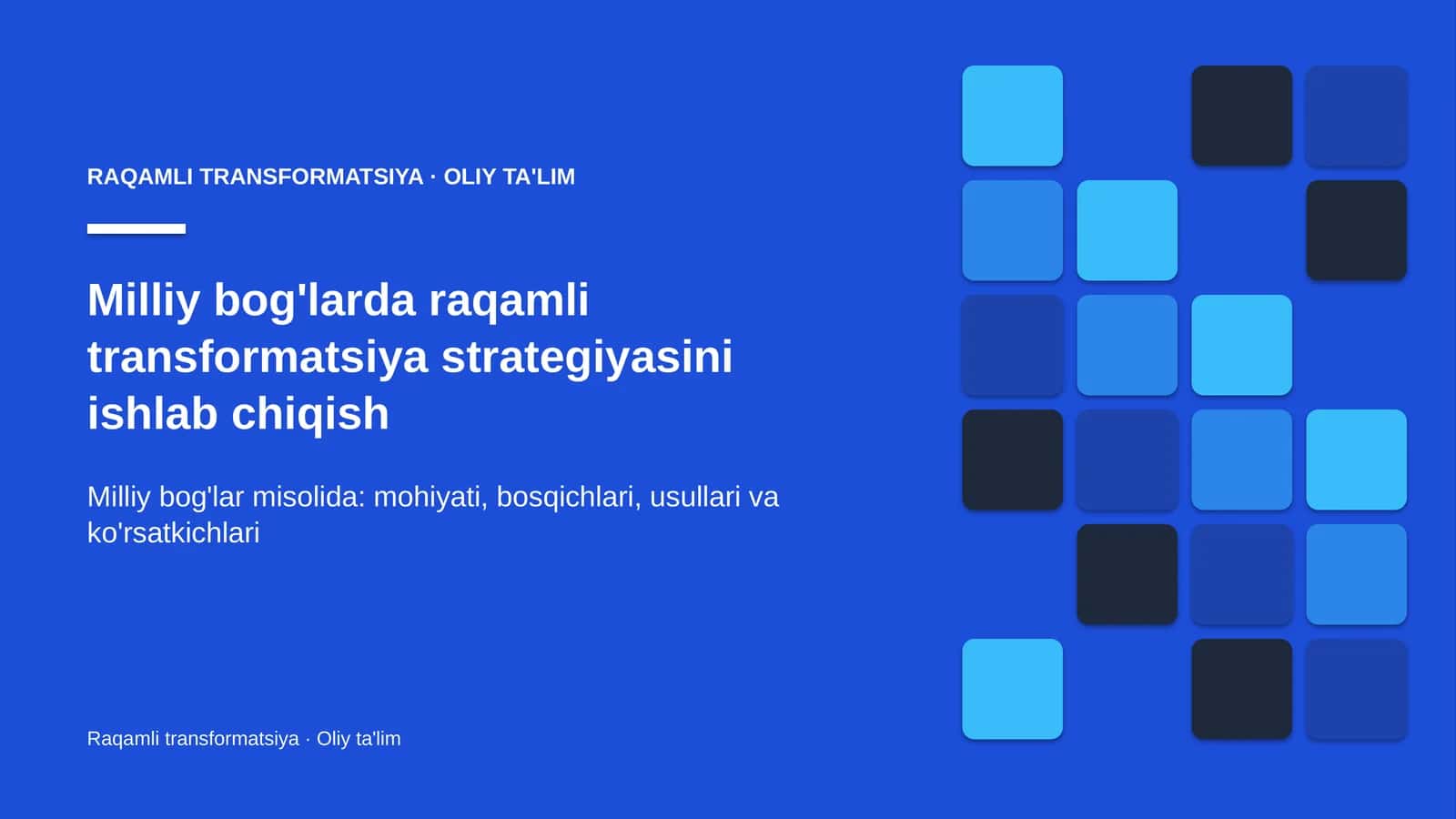 milliy bog'larda raqamli transformatsiya strategiyasini ishlab chiqish 4427