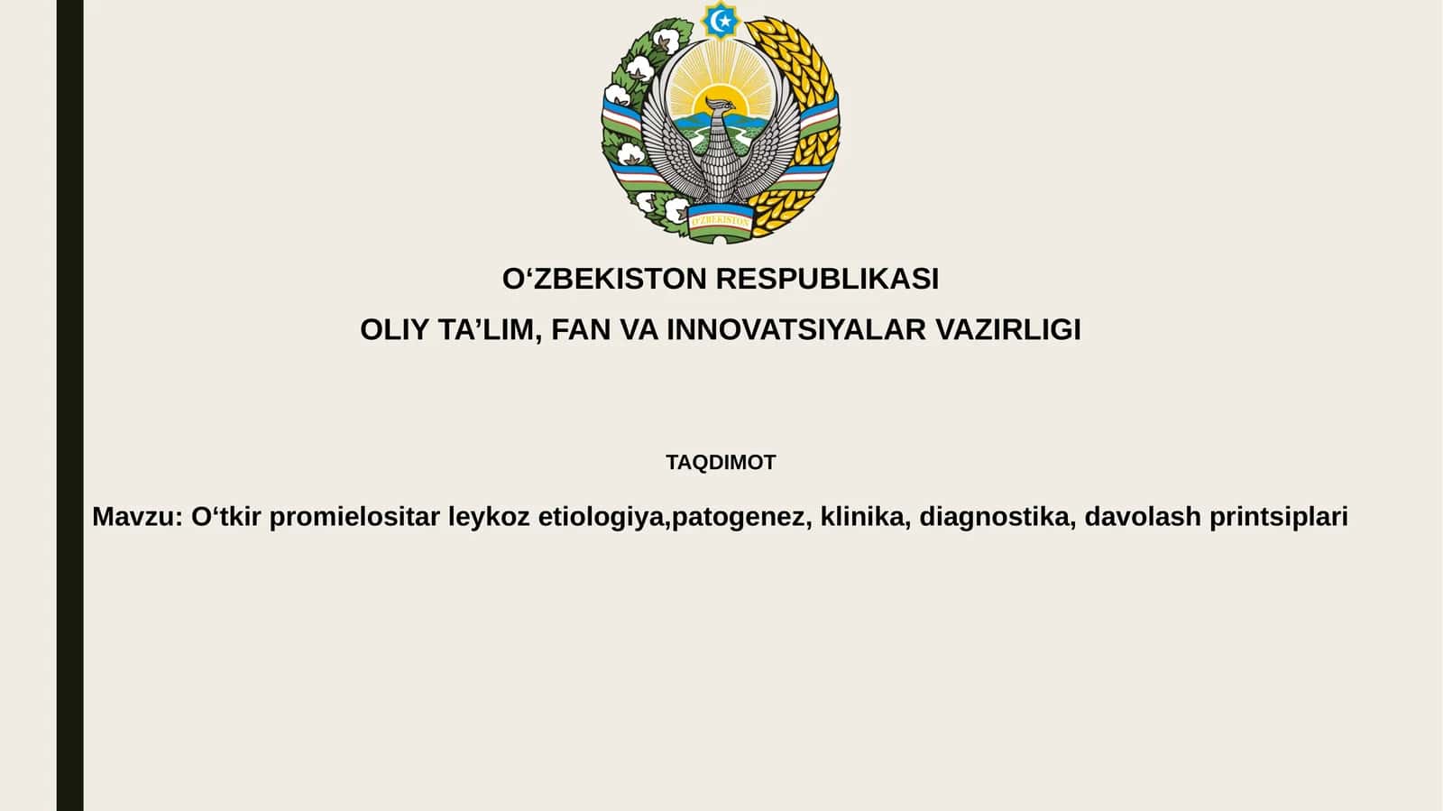 O'tkirpromielositar leykemiya