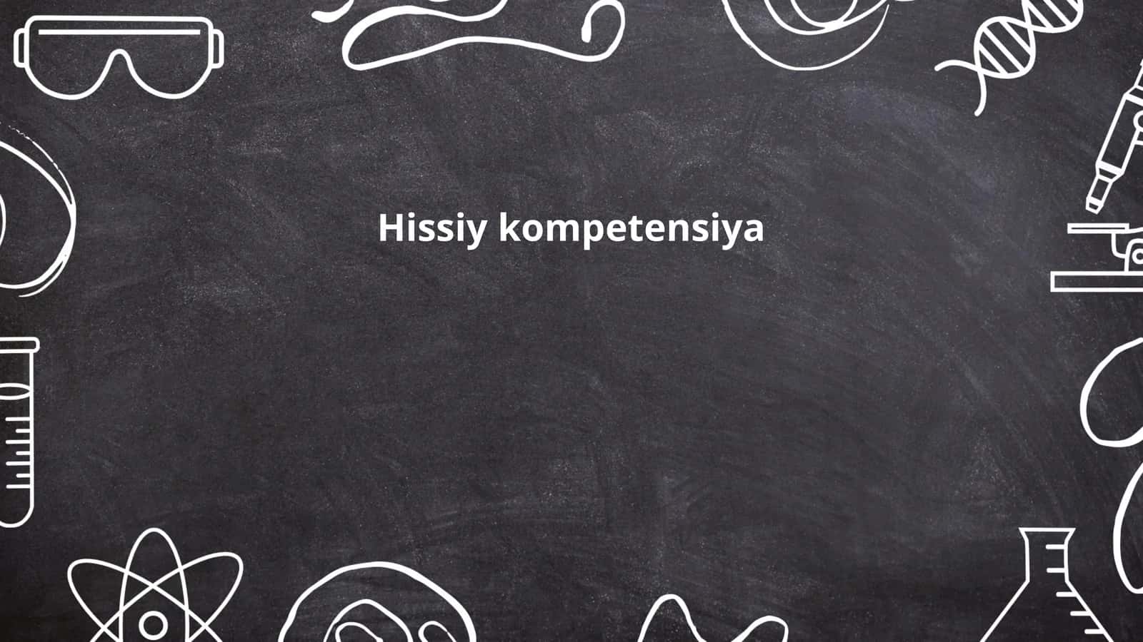 Hissiy kompetensiya