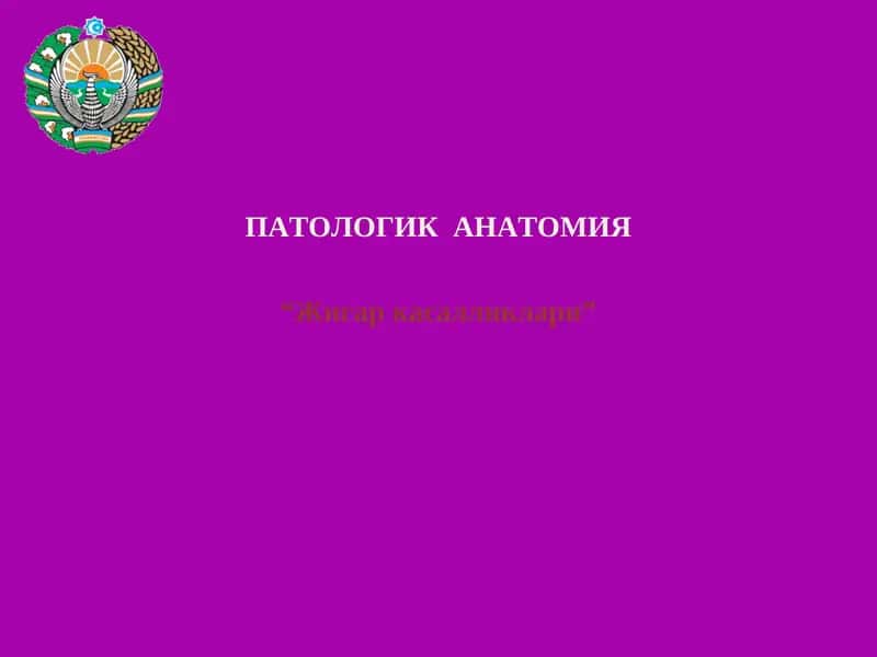 Жигар касалликлари