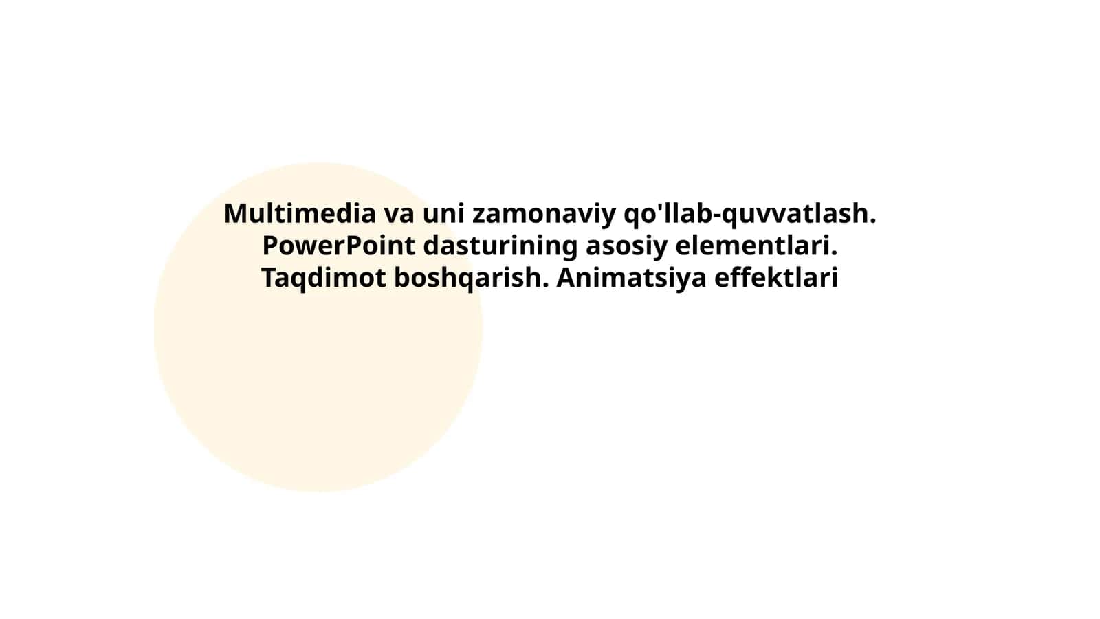 PowerPoint dasturi