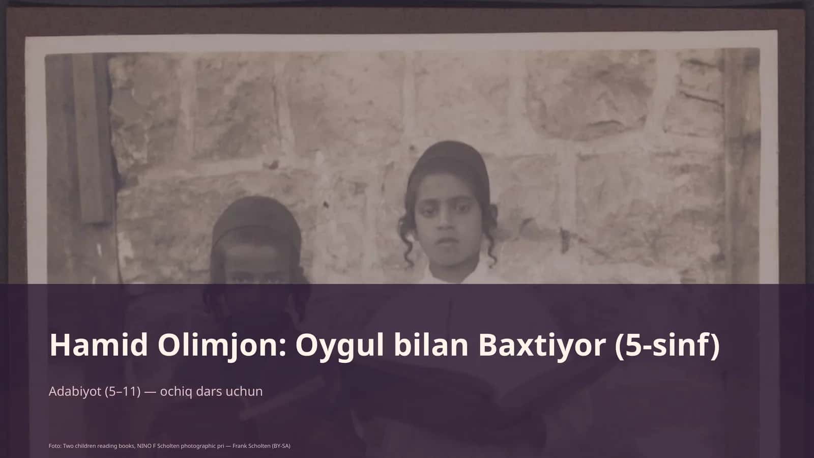 Adabiyot (5–