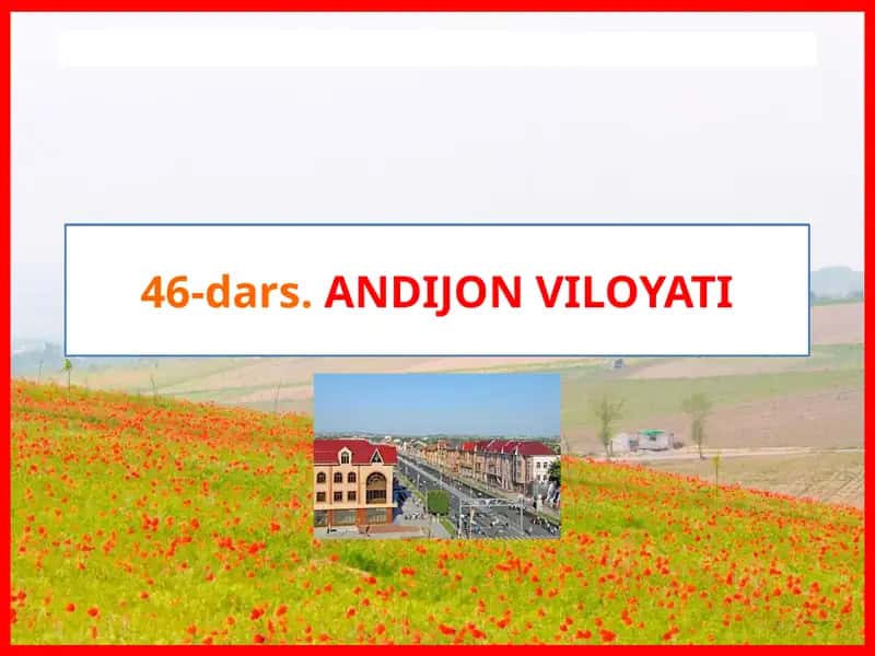 ANDIJON VILOYATI