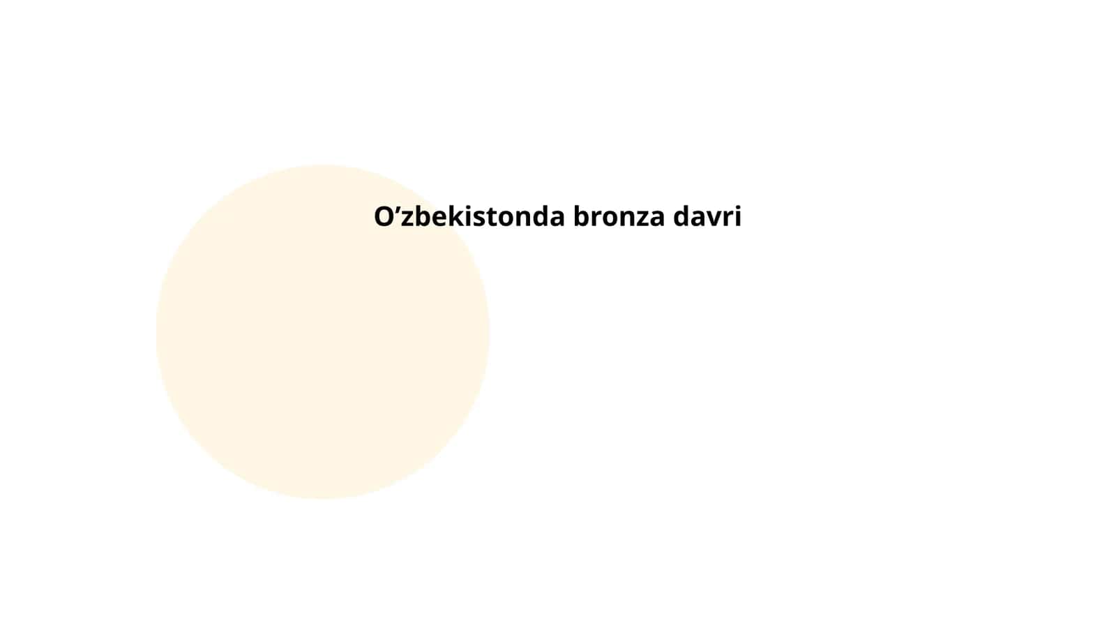 O’zbekistonda bronza davri